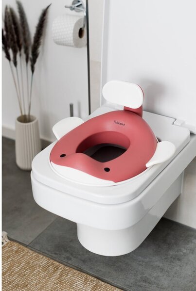 Tamno ružičasti dječji nastavak za WC Dusty pink – Kindsgut