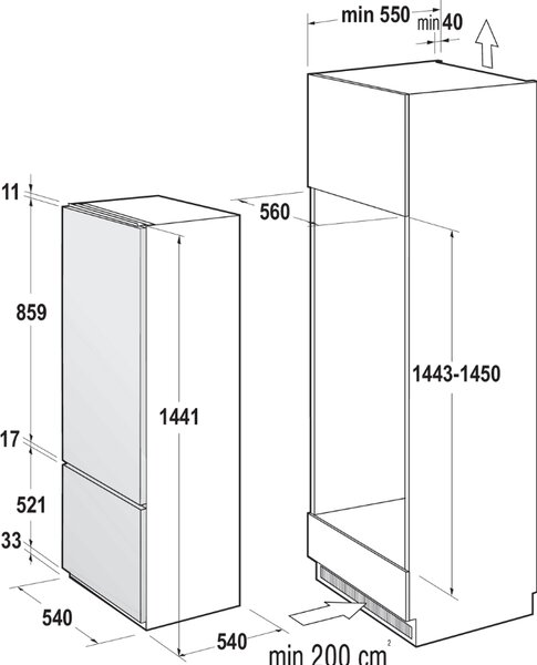 HLADNJAK GORENJE RKI 415EP1