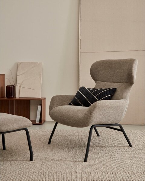 Smeđi tabure Belina – Kave Home