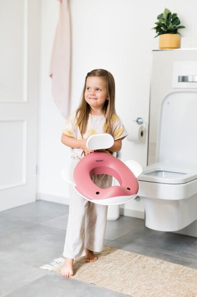 Tamno ružičasti dječji nastavak za WC Dusty pink – Kindsgut