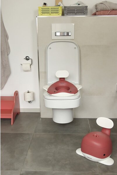Tamno ružičasti dječji nastavak za WC Dusty pink – Kindsgut