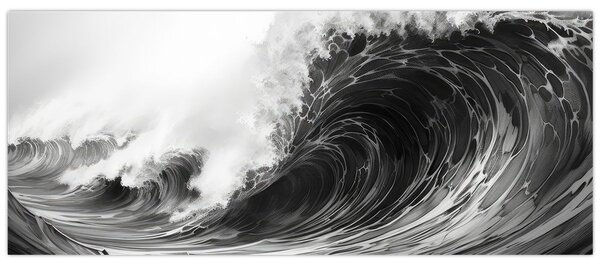 Slika - Slikanje valova (120x50 cm)