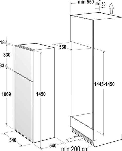 HLADNJAK GORENJE RFI 4152P1