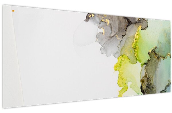 Slika - Apstraktna umjetnost u tinti (120x50 cm)