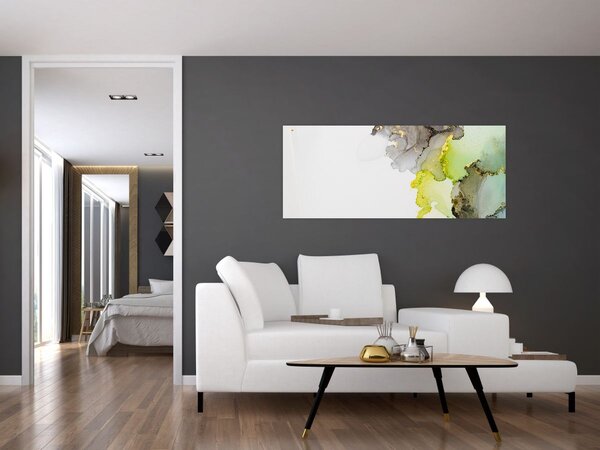 Slika - Apstraktna umjetnost u tinti (120x50 cm)