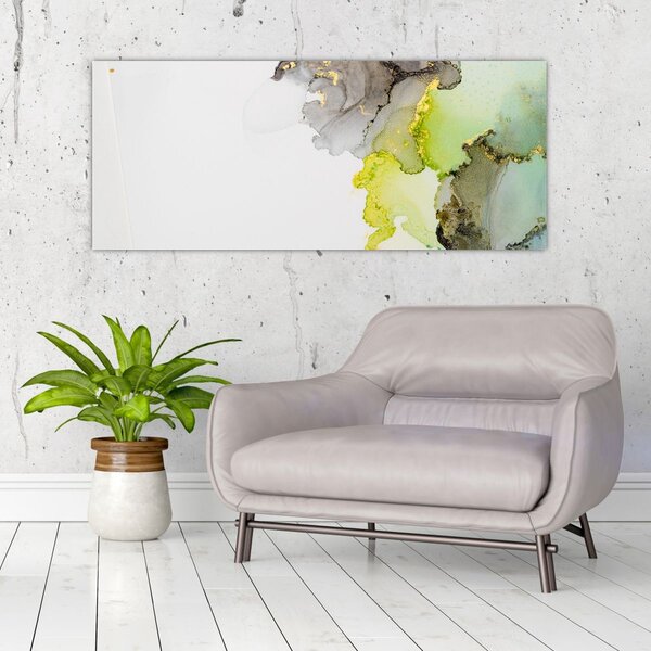 Slika - Apstraktna umjetnost u tinti (120x50 cm)