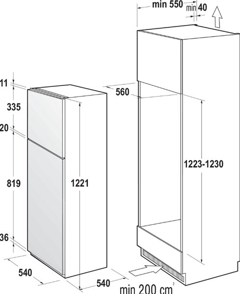 HLADNJAK GORENJE RFI 412EP1