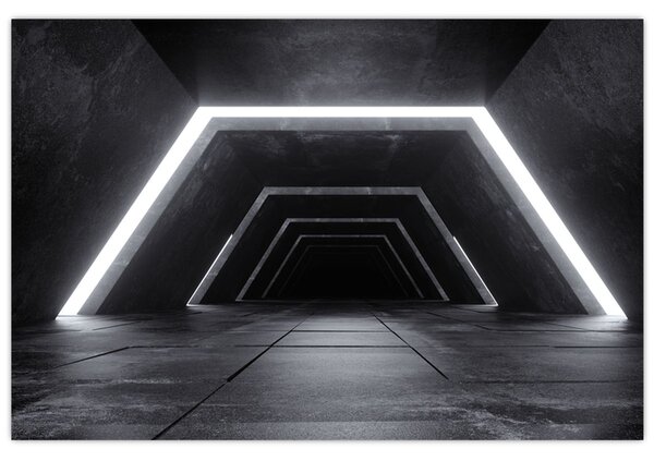 Slika - Futuristički tunel (90x60 cm)