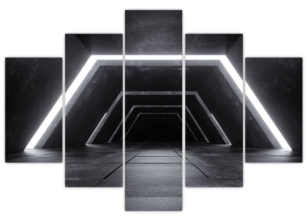 Slika - Futuristički tunel (150x105 cm)