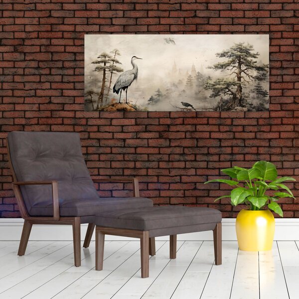 Slika - Crtani krajolik (120x50 cm)