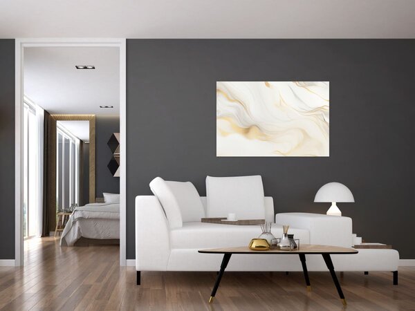 Slika - Apstrakcija s dekorom (90x60 cm)