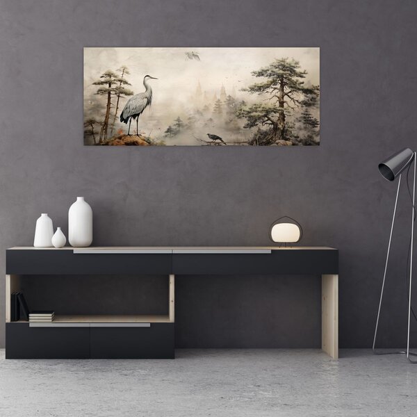 Slika - Crtani krajolik (120x50 cm)