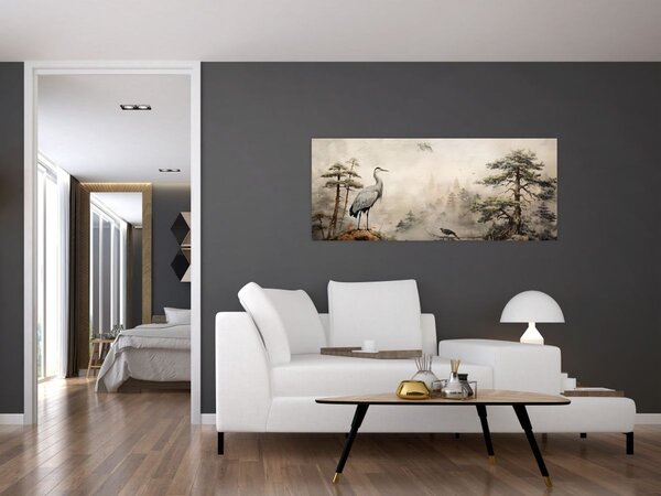 Slika - Crtani krajolik (120x50 cm)