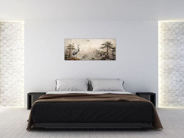 Slika - Crtani krajolik (120x50 cm)