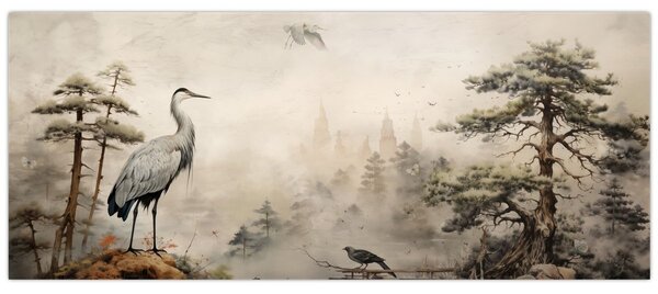 Slika - Crtani krajolik (120x50 cm)