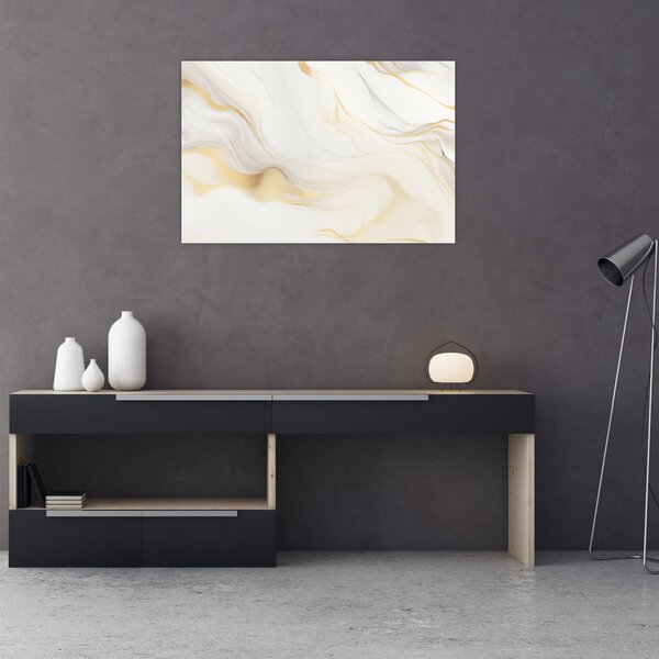 Slika - Apstrakcija s dekorom (90x60 cm)