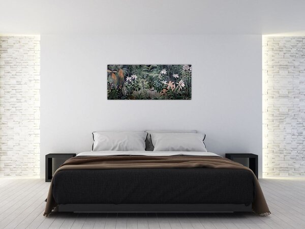 Slika - Slikani uzorak džungle (120x50 cm)