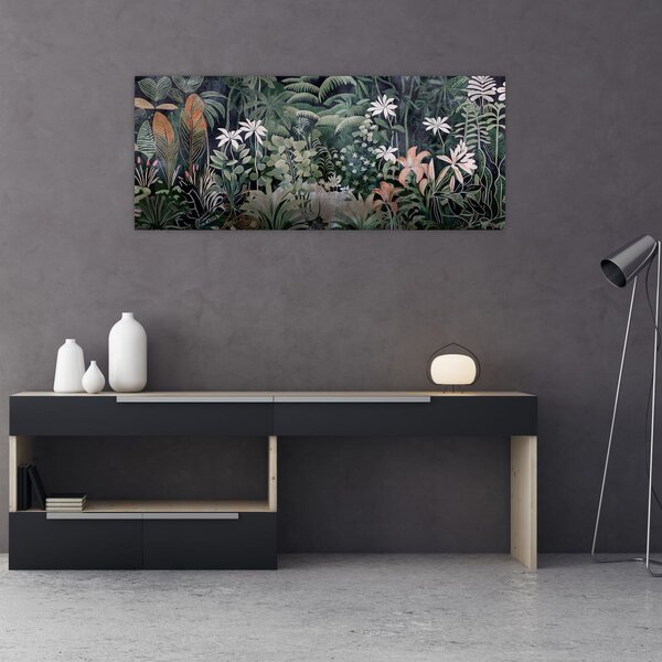 Slika - Slikani uzorak džungle (120x50 cm)