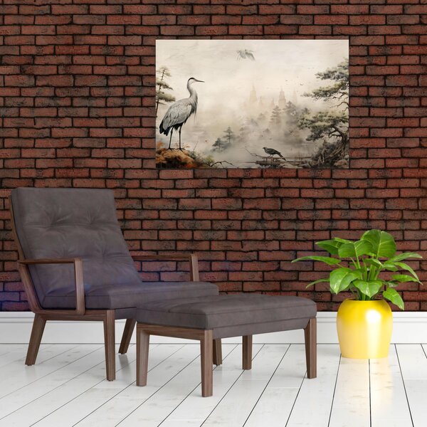 Slika - Crtani krajolik (90x60 cm)