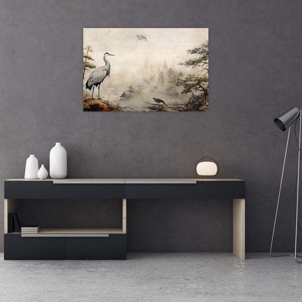 Slika - Crtani krajolik (90x60 cm)