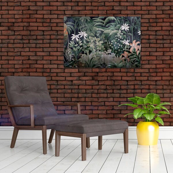 Slika - Slikani uzorak džungle (90x60 cm)
