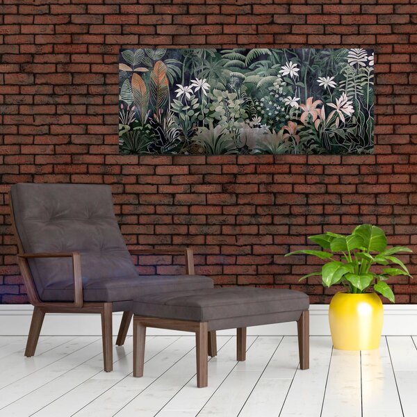 Slika - Slikani uzorak džungle (120x50 cm)