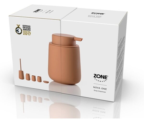 Narančasti dozator sapuna od kamenine 250 ml Nova One – Zone
