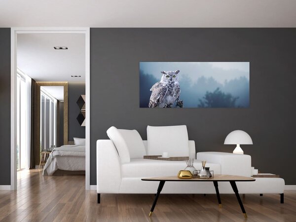 Slika - Snježna sova (120x50 cm)