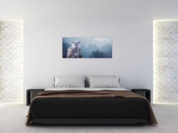Slika - Snježna sova (120x50 cm)