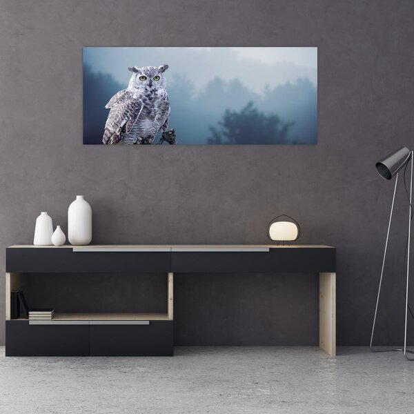 Slika - Snježna sova (120x50 cm)