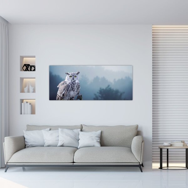 Slika - Snježna sova (120x50 cm)