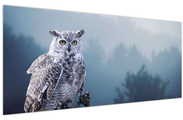 Slika - Snježna sova (120x50 cm)
