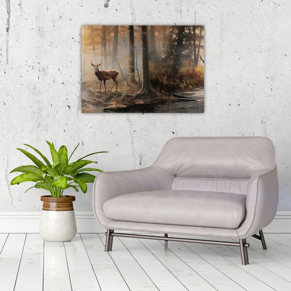 Slika - Vintage slika divljih životinja (70x50 cm)
