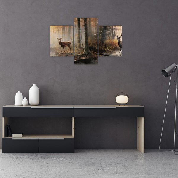 Slika - Vintage slika divljih životinja (90x60 cm)