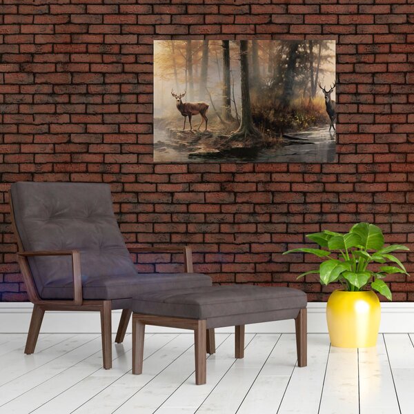 Slika - Vintage slika divljih životinja (90x60 cm)