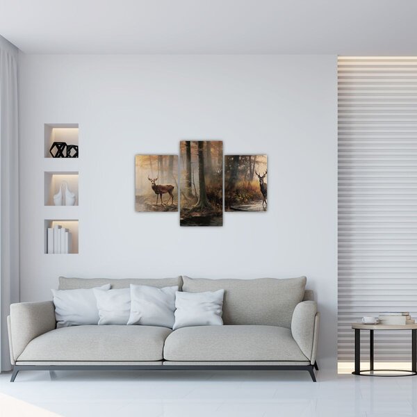 Slika - Vintage slika divljih životinja (90x60 cm)