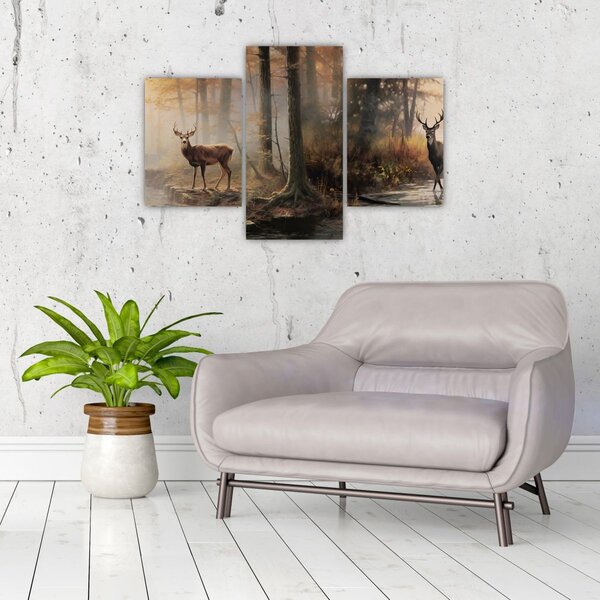 Slika - Vintage slika divljih životinja (90x60 cm)