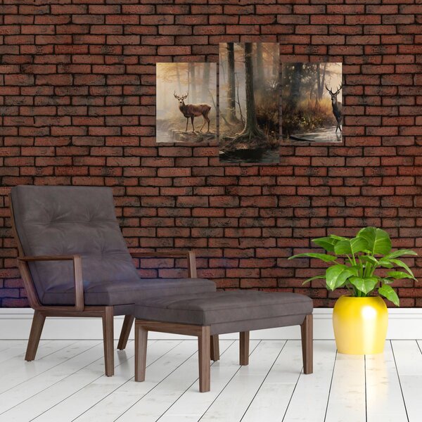 Slika - Vintage slika divljih životinja (90x60 cm)