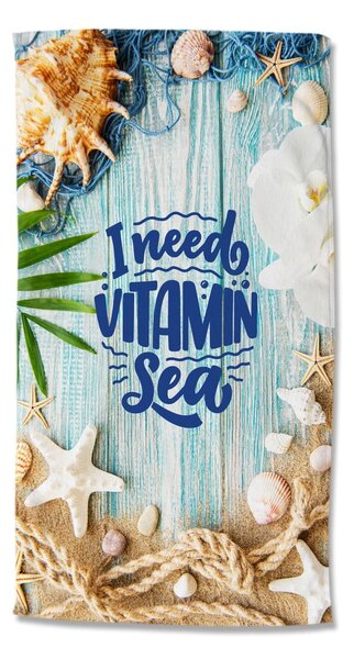 Ručnik za plažu od samta 100x180 cm Vitamin Sea – Good Morning