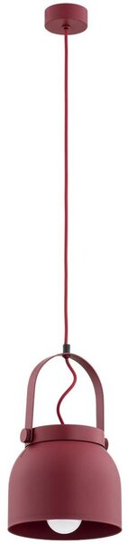 Argon 8282 - Luster na sajli LOGAN 1xE27/15W/230V pr. 20 cm crvena