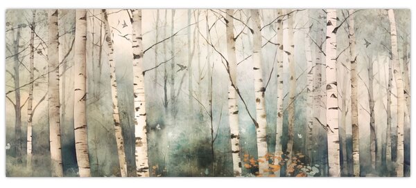 Slika - Crtanje uzorka šume (120x50 cm)