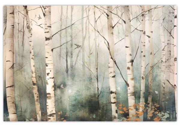 Slika - Crtanje uzorka šume (90x60 cm)