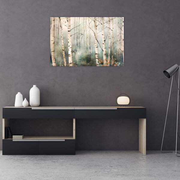 Slika - Crtanje uzorka šume (90x60 cm)