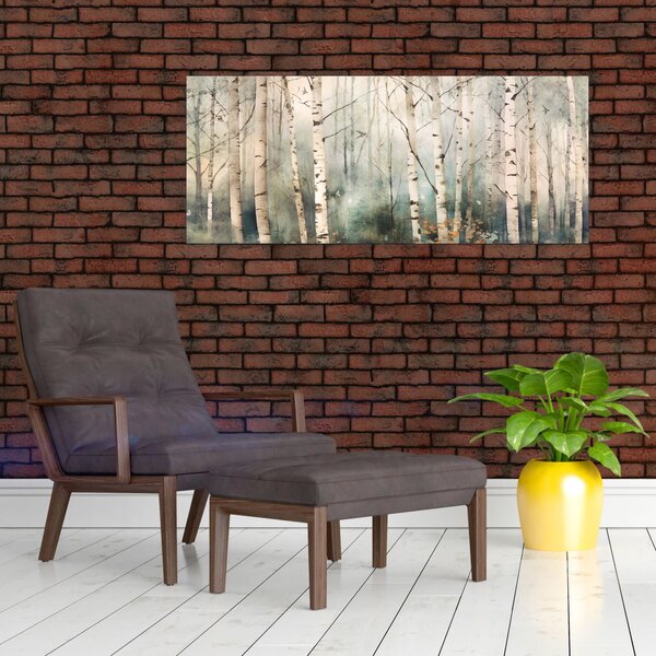 Slika - Crtanje uzorka šume (120x50 cm)