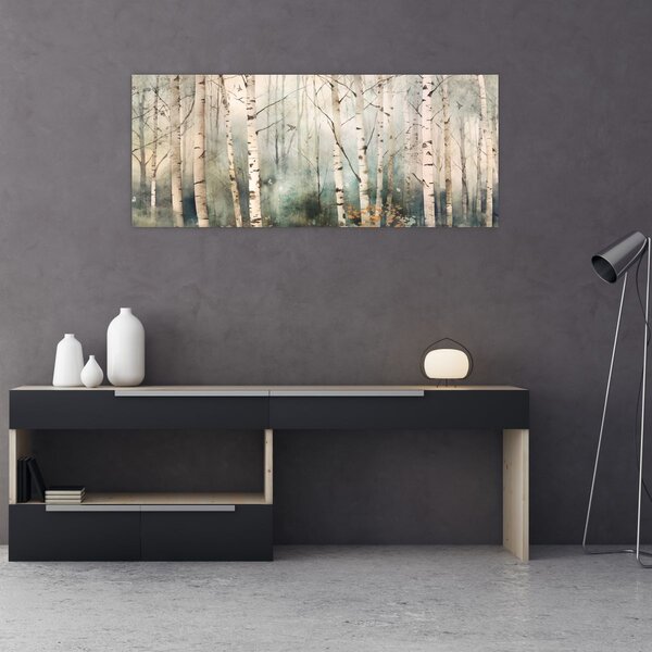 Slika - Crtanje uzorka šume (120x50 cm)