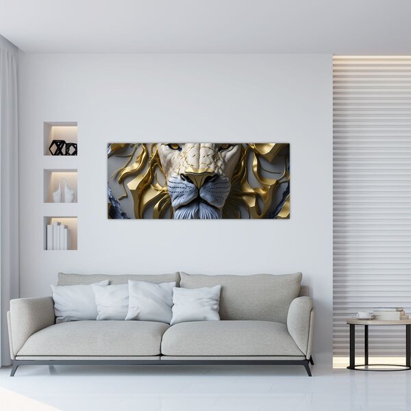 Slika - Lavlja glava (120x50 cm)