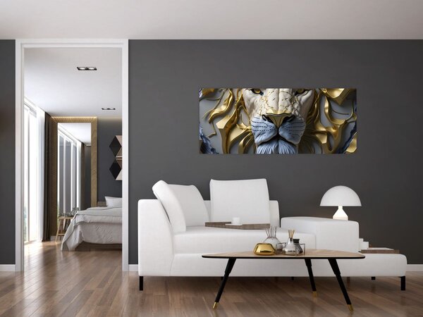 Slika - Lavlja glava (120x50 cm)