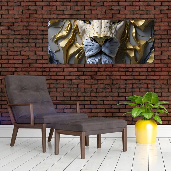 Slika - Lavlja glava (120x50 cm)