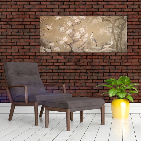 Slika - Crtani japanski pejzaž (120x50 cm)
