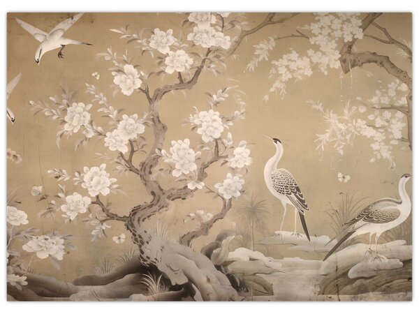 Slika - Crtani japanski pejzaž (70x50 cm)